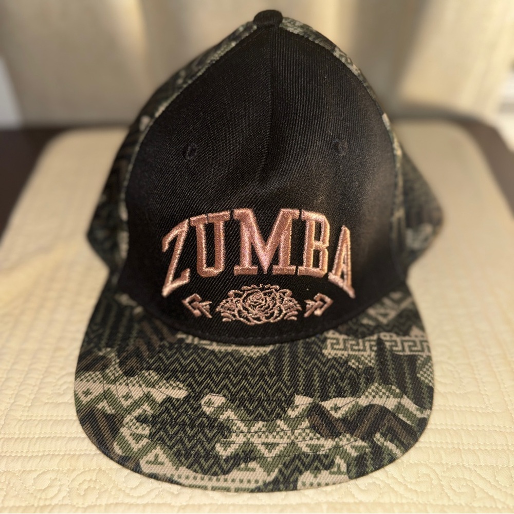 Zumba Dance Tribe SnapBack Hat. Color: Black Rose Gold Olive Green New w/tags